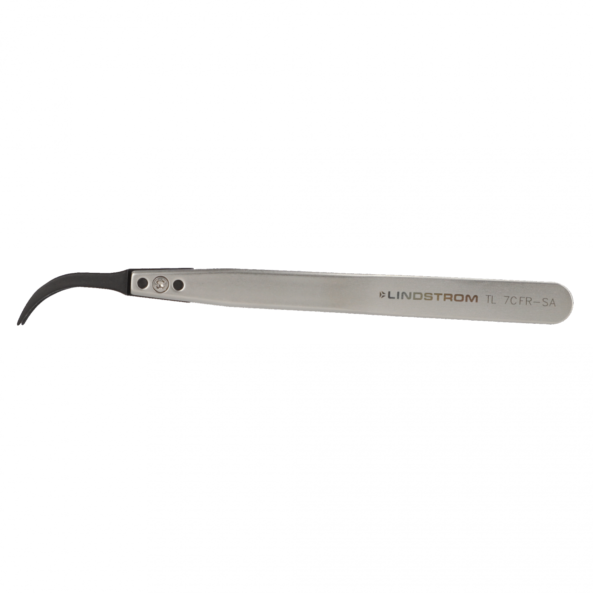 Lindström 碳纖維塑膠可更換尖端 ESD 安全鑷子 7CFR 型，尖端非常精細且彎曲 TL7CFR-SA - 商品圖 2